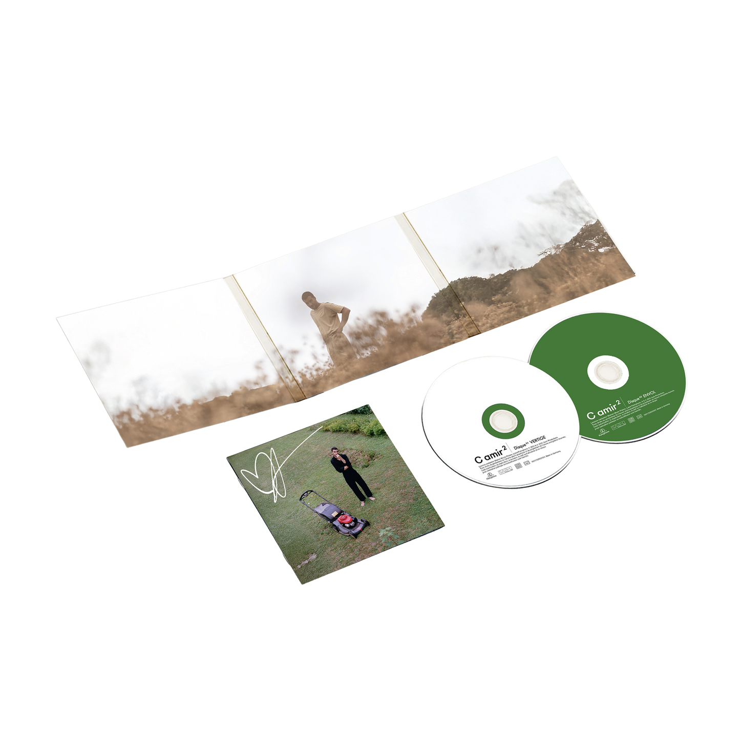 Double CD dédicacé avec cover alternative (exclusive à cette boutique)