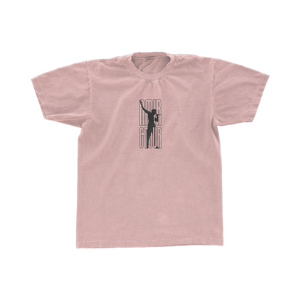 T-Shirt rose silhouette