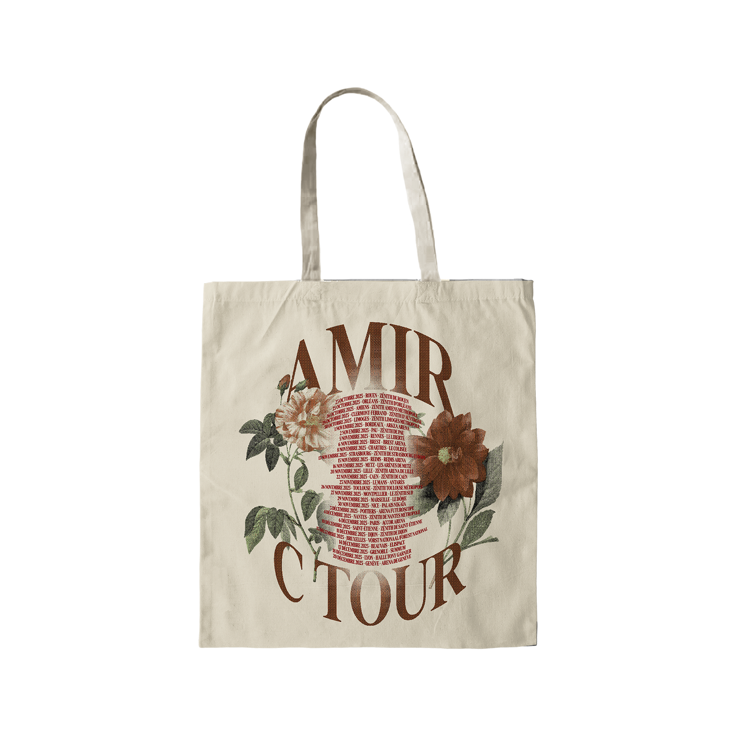 Totebag bootleg fleurs